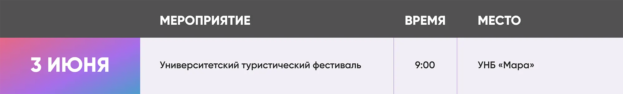 День университета 2023: план мероприятий