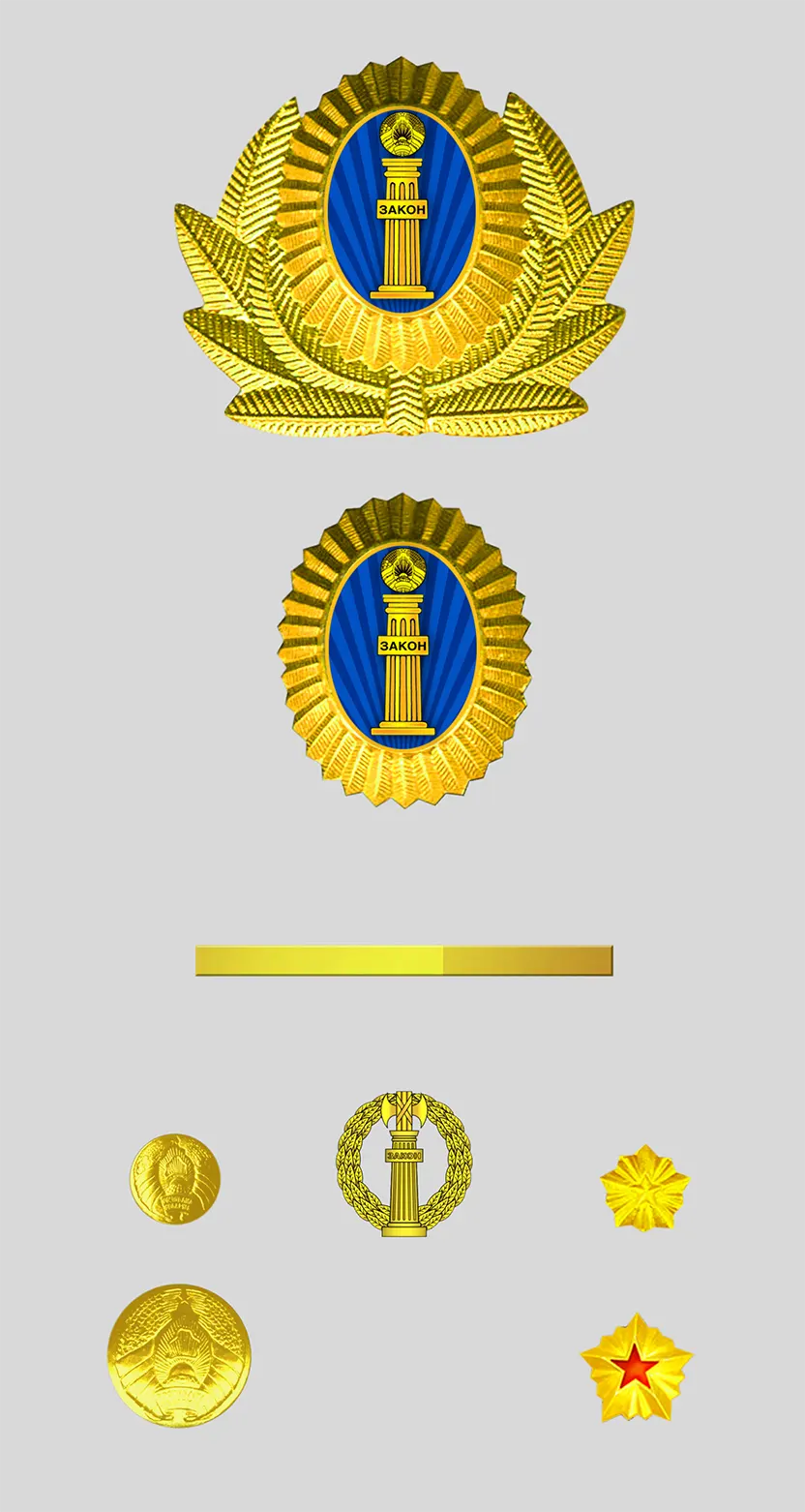 Кокарды, заколка, эмблема пуговицы и звездочки МЮ