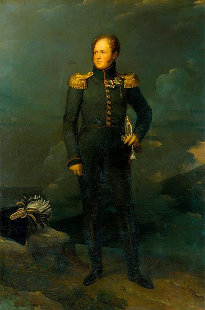 Александр I (Франсуа Жерар, около 1817)