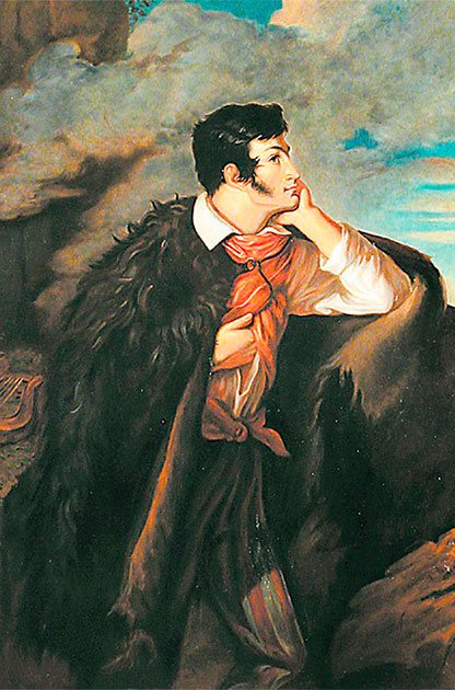 Ванькович. Адам Мицкевич на скале Аю-Даг (1828)