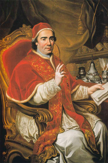 Папа римский Климент XIV (неизвестный автор, 1773) Папа римский Климент XIV (неизвестный автор, 1773)